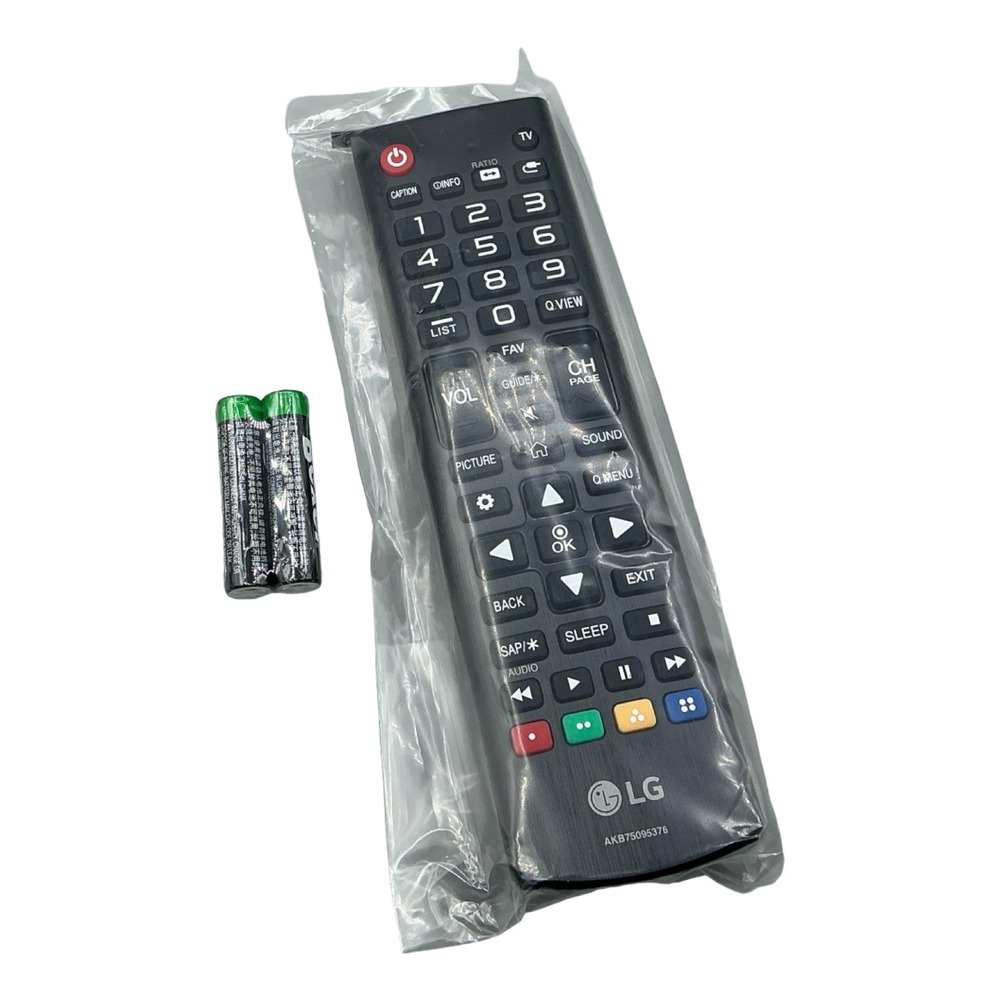 LG AKB75095376 TV Remote Control for 65UK343H0UD 65UK670H0UD 65UK570H0UD Black